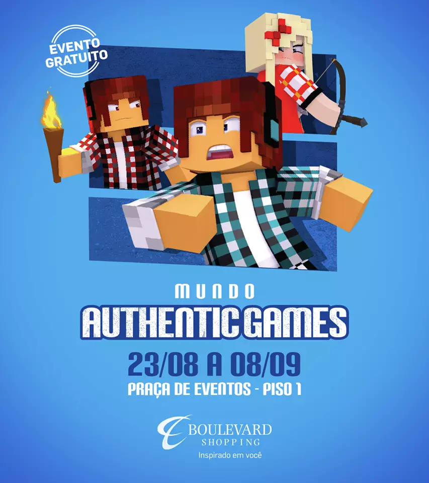 Mundo Authentic Games – O universo Minecraft